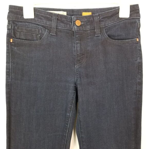 Anthropologie Pilcro Women Flare Leg Jeans Size 27 Navy Blue  Mid Rise - Picture 3 of 10